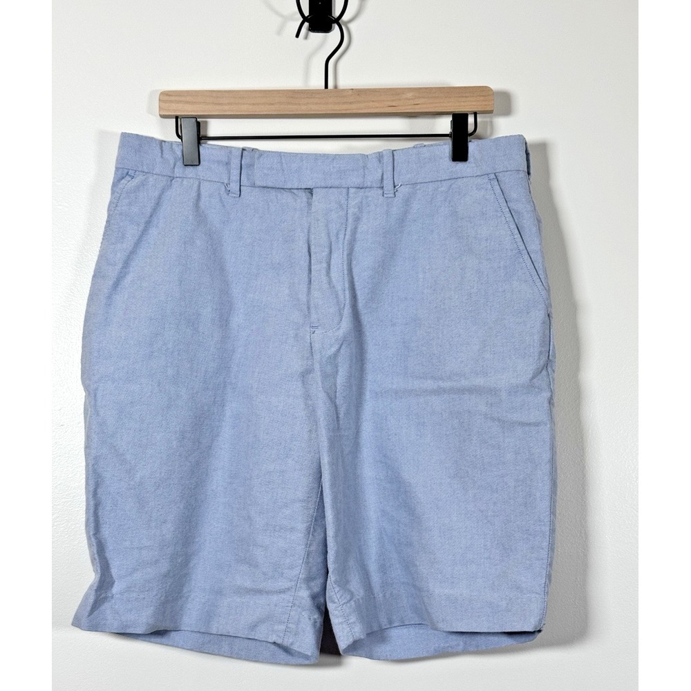 Polo Ralph Lauren Shorts Mens 34 Blue Solid 10" Inseam Casual Performance Chino